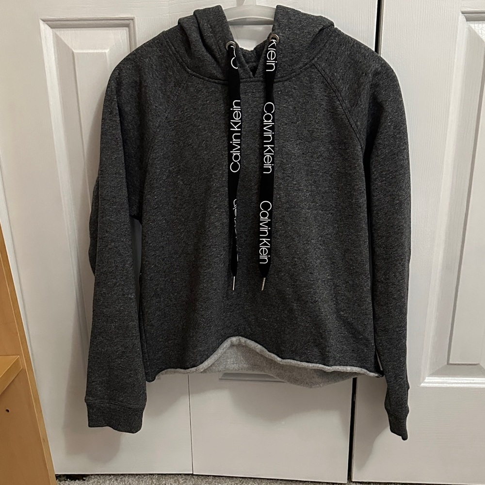 Calvin Klein Women's Charcoal Cowl Neck Sweater